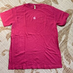 APPLE logo-branded t-shirt, red, only available to employees, size large BNWT